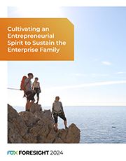 Cultivating an Entrepreneurial Spirit