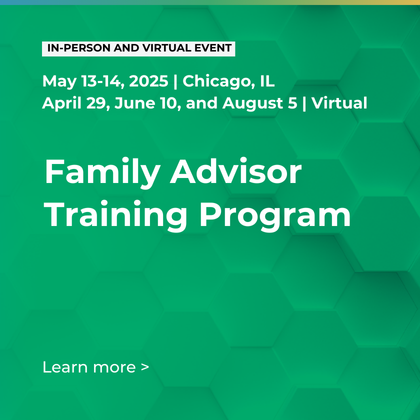 2025 Family Advisor Training Program