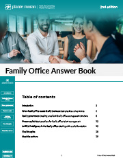 Family Office Answer Book
