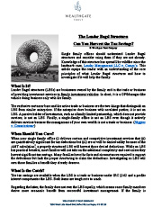 The Lender Bagel Structure